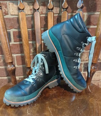CHACO Fields Boots Ponderosa Pine Leather Hiking Boots Womens US Sz 11 As Is 