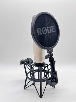 Rode NT1 5th Generation XLR Condenser Microphone w/ Shock Mount + Pop Filter + X