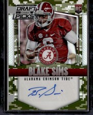 2015 Prizm Draft Picks /99 Blake Sims Autographs Prizms Camo