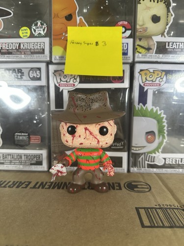 Custom Bloody Super GITD Funko Pop! Nightmare on Elm Street Freddy Krueger - Picture 2 of 23