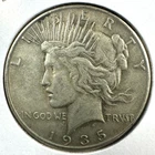 1935 $1 Silver Peace Dollar (89393)