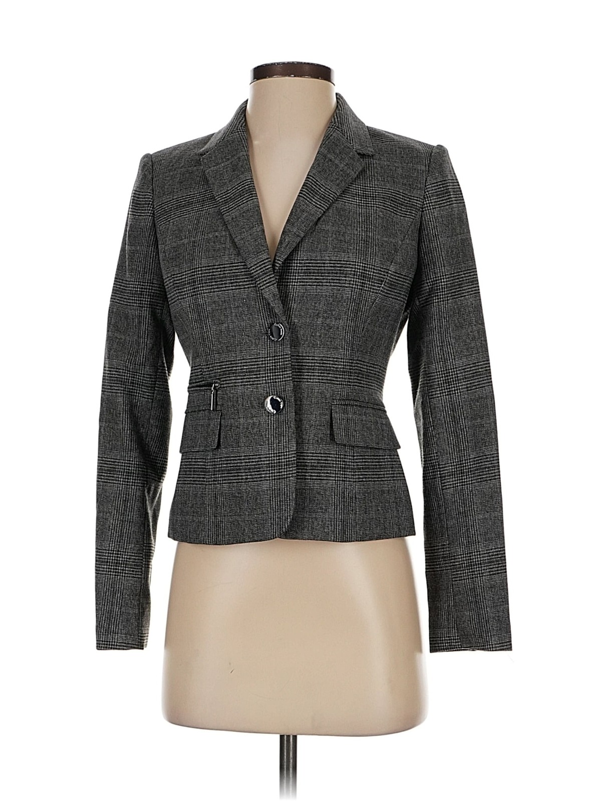 Calvin Klein Women Gray Blazer 2