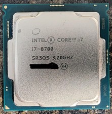 Intel  Core  i7-8700 Processor 12M Cache, up to 4.60 GHz 6 Core 12 Thread SR3QS
