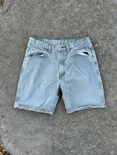 Vintage 90s Wrangler Denim Cutoff Shorts Mens 34 Light Wash Made in USA Jorts