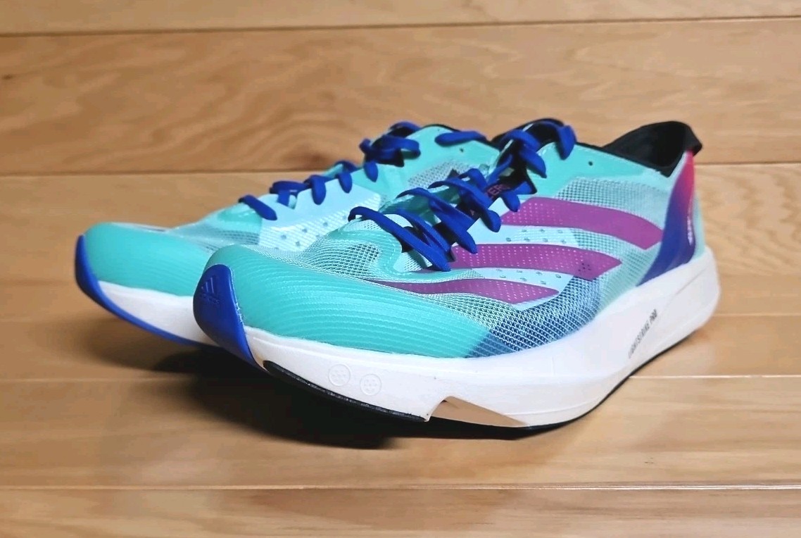 ADIDAS Adizero Takumi Sen 9 Running Shoes Mens Size 7 Pulse Mint Sail GV9094 thumbnail 5