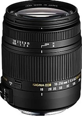 Sigma 18-250 mm F3.5-6.3 DC HSM OS Macro 62 mm Filtergewinde (Canon EF Anschluss
