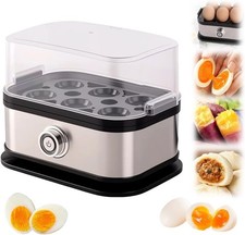 Smart Egg Cooker with Auto Shut,Rapid Eggs Cooker Electric 6 Egg Capacity