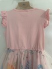 Girls Size 7-8 Pink Dinosaurs Pattern Sleeveless Dress With Net Overlay — photo 10