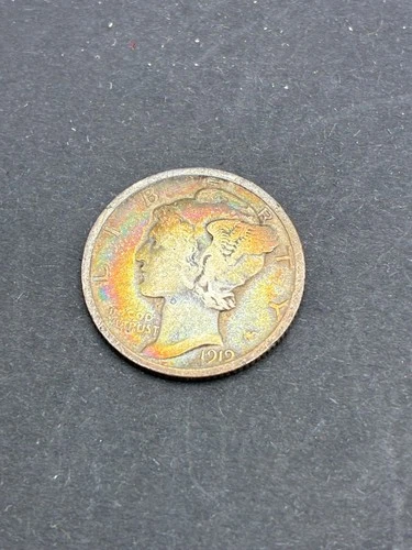 1919 P Mercury Dime - Fine -  $1.99 Shipping