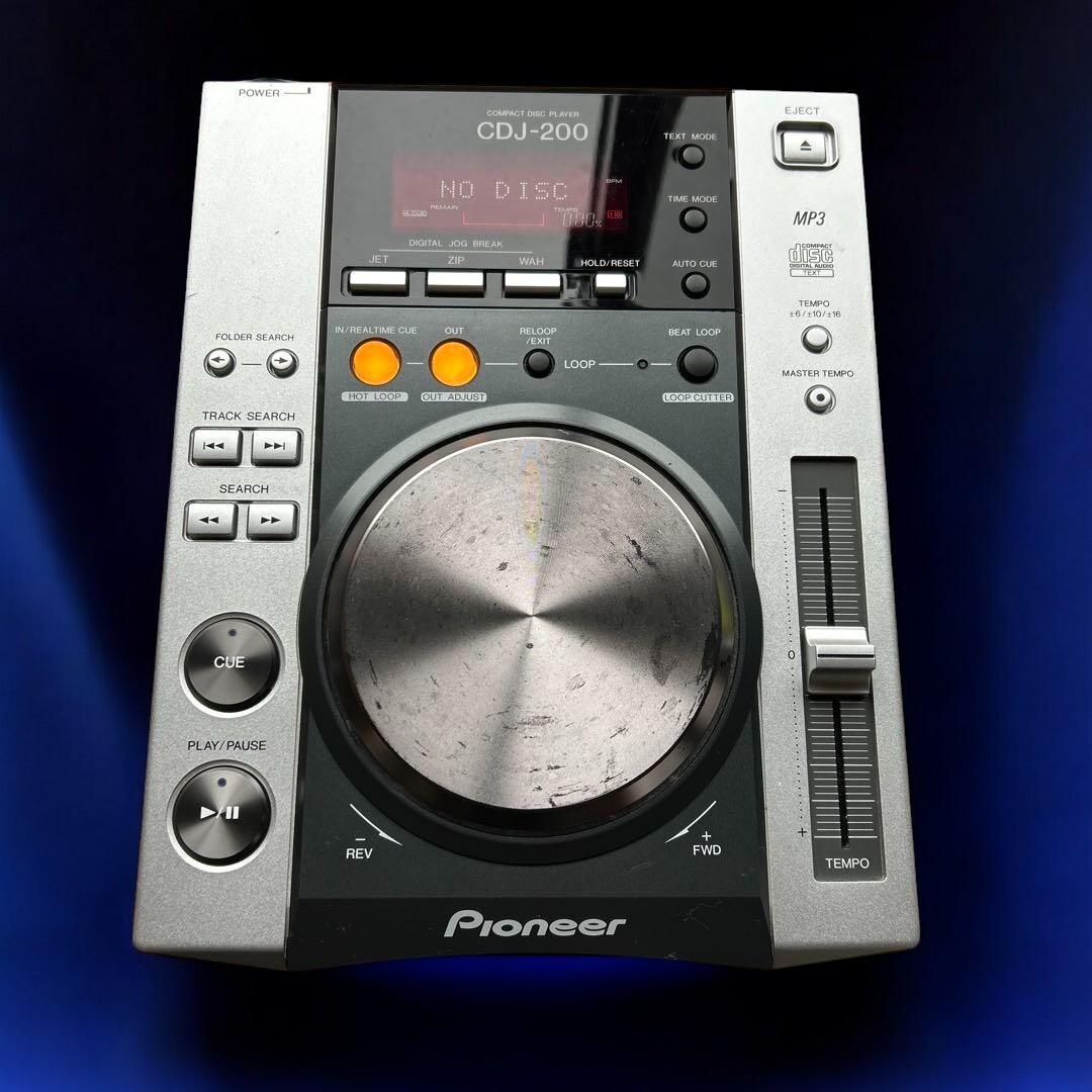 Pioneer CDJ-200 DJ CD Player Digital Media Turntable Deck Tested