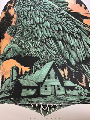 Phish - 2020 Ken Taylor poster Blazing Orange Sky Song Series