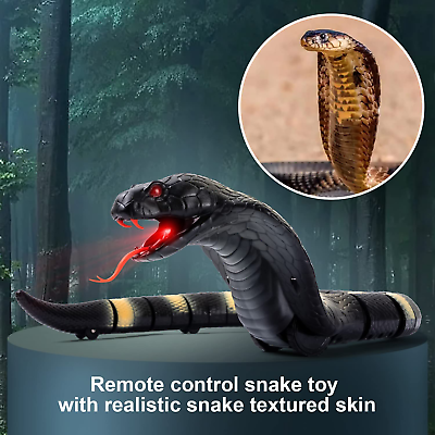 Tipmant RC Snake IR Remote Control Cobra Fake Realistic Naja 17