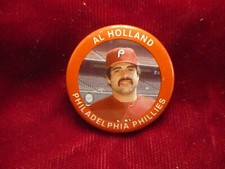 1984 Fun Foods Button #87 Al Holland