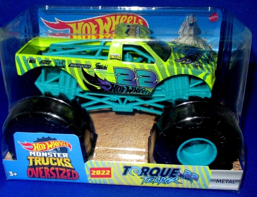 Hot Wheels 1:24 Monster Trucks Oversize Torque Terror 2022 em