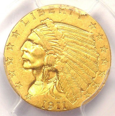 1911 D Indian Gold Quarter Eagle 250 Coin Weak D Pcgs Au Detail Key Date Ebay