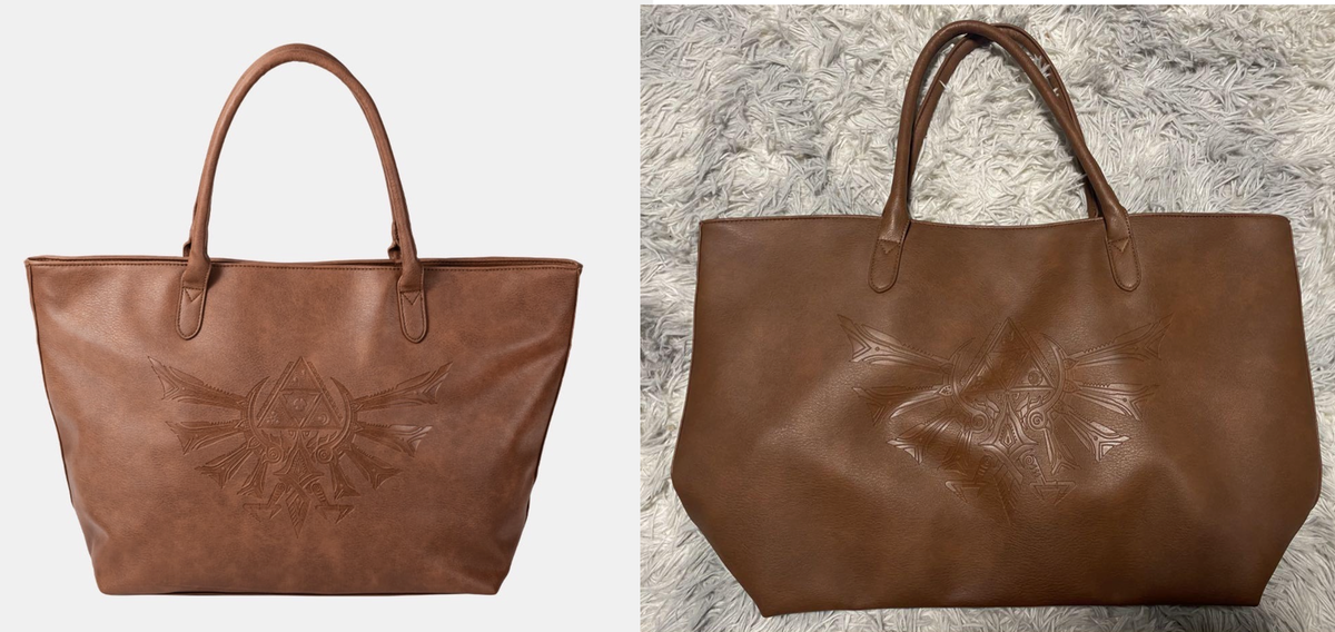 The Legend of Zelda Tote Bag Brown Nintendo Tokyo Osaka Kyoto
