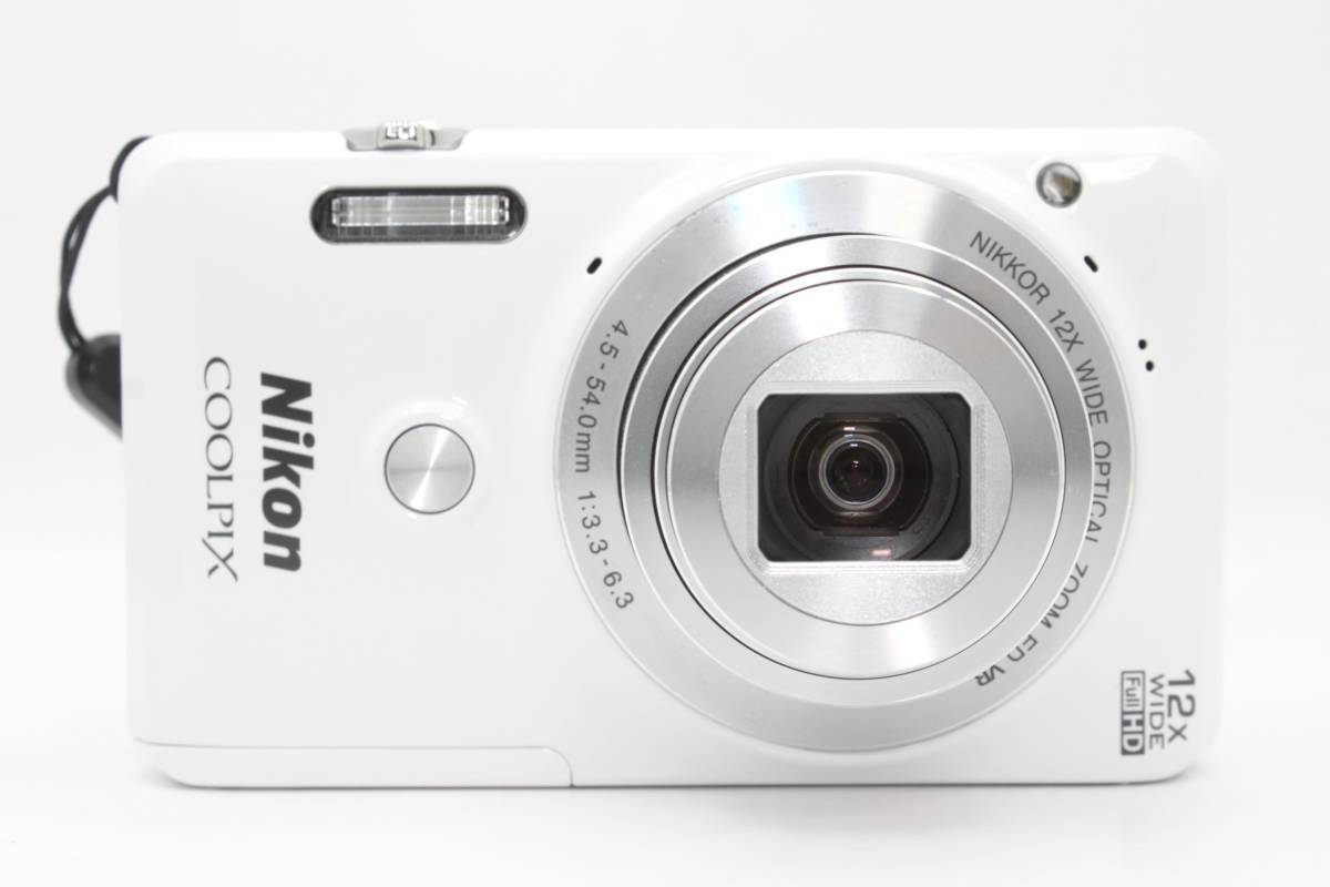 Nikon Coolpix S6900 White Compact Digital Camera English Language 
