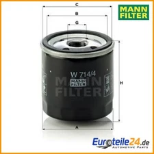 Oil filter Mann filter W714/4 for Fiat Marea Weekend Marea