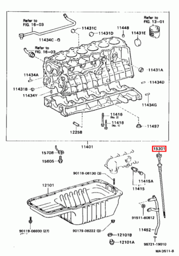 Genuine LandCruiser 80 75 70 Series 1HZ 1PZ 1HD T Engine Oil Level Dipstick - Picture 16 of 16