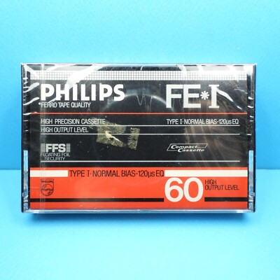   1x PHILIPS FE * I 60 * IEC I Type 1 * Cassette Kassette кассета *SEALED* 1984