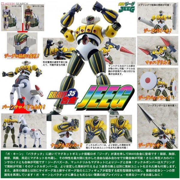 CM’s Brave Gohkin 35 Kotetsu Jeeg with Pantheroid | Gokin No Arcadia - Immagine 3 di 3