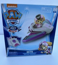 Paw Patrol, Jet to The Rescue Skye Deluxe Transforming Vehicle Lights  Sounds