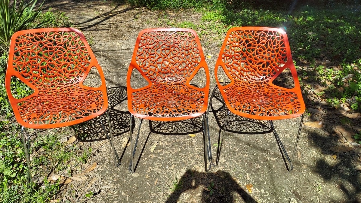 Set of 3 Marcello Ziliani Caprice Chairs | eBay