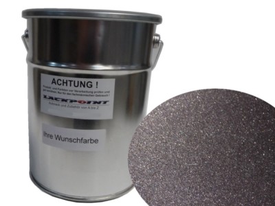 5 Liter Spritzfertigen Basislack Iron Edition Dark Grey Metallic Autolack neu !