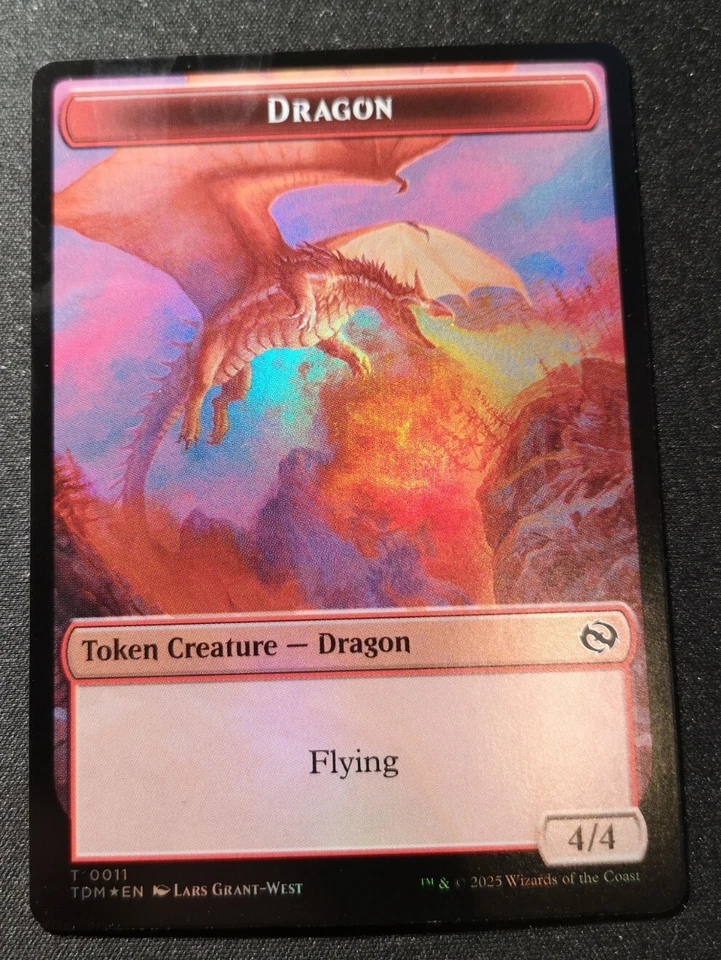 Warrior / Dragon Token - Foil - TDM - MTG - EN - NM - 0013/0011 - Image 2 of 2