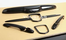 EXPRESS Combo PIANO GLOSS BLACK De-Chrome Trims for FIAT ABARTH 500 595 695