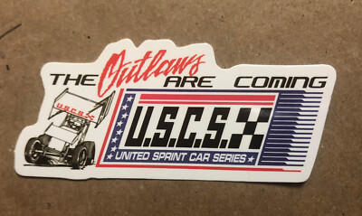 Outlaws Sprint Cup Series sticker/decal. 3 x1.5  Waterproof  Self Adhesive Gloss
