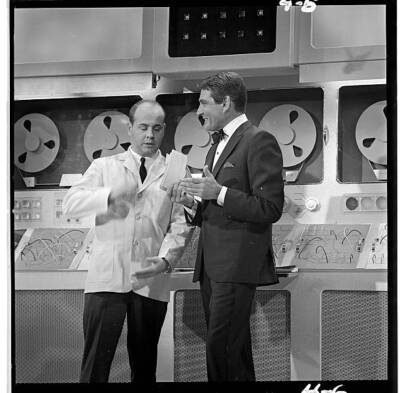 Tim Conway Gene Barry Performing on TV 1966 The Hollywood Palace Old Photo 1