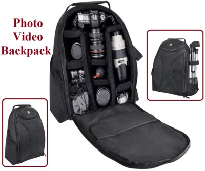 Deluxe Pro Backpack For Canon EOS 5D Mark IV M3 M5 M10 Rebel T1i T2i