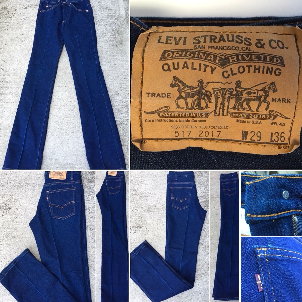 Vintage Levi's 517 Jeans 517-2017 Made In USA 29 36 | eBay Vintage Levi's 517 Jeans 517-2017 Made In USA 29 36 | eBay