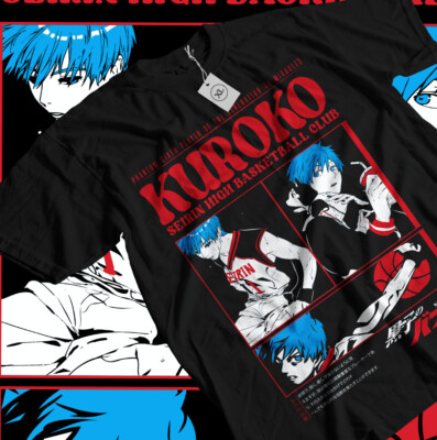 Kuroko no basketball T-shirt Ryota Kise Daiki Aomine anime Gift Shirt All  Size
