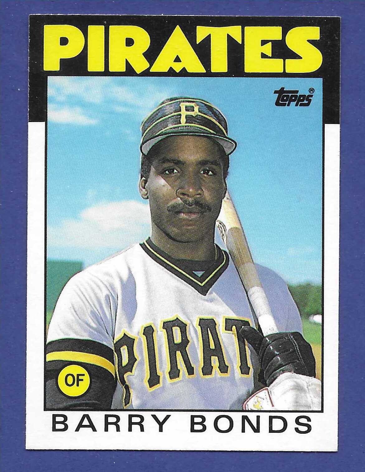 1986 Topps Traded Barry Bonds (RC) #11T Pittsburgh Pirates NM-MT or Better