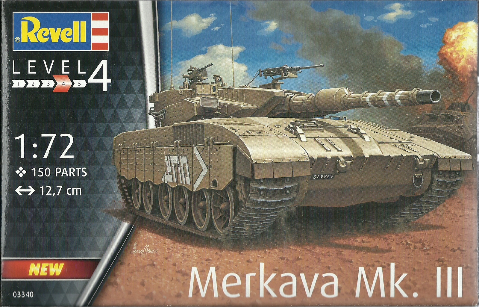 Revell 1/72 Merkava Mk III Israeli Main Battle Tank (RV3340)