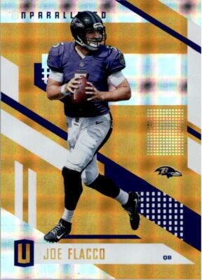2017 Panini Unparalleled - Joe Flacco #32 Yellow /199 for sale