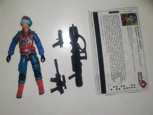 GI JOE 2005 SCRAP IRON v3 COMIC PACK #49 Loose COMPLETE with file card READ