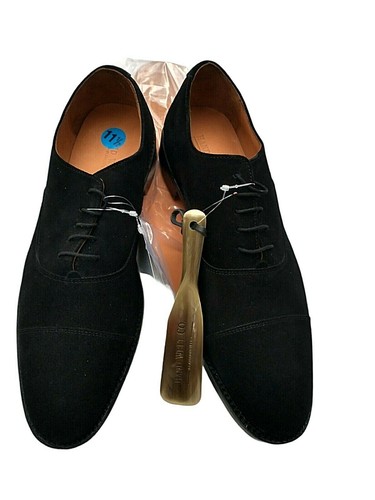 anthony veer men's dress shoe clinton cap-toe oxford full grain leather goodyear - Picture 2 of 11
