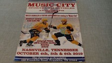 Official convention signed by NHL Nashville Predators Grimaldi & Arvidsson!