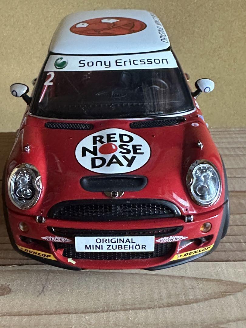 京商 ミニクーパー1/18 RED NOSE DAY Kyosho Mini Cooper 1/18 RED NOSE DAY | eBay
