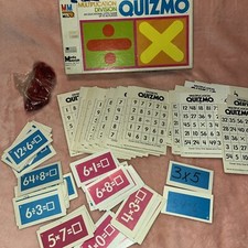 Quizmo Multiplication/Division 1978 Game by Milton Bradley 9310