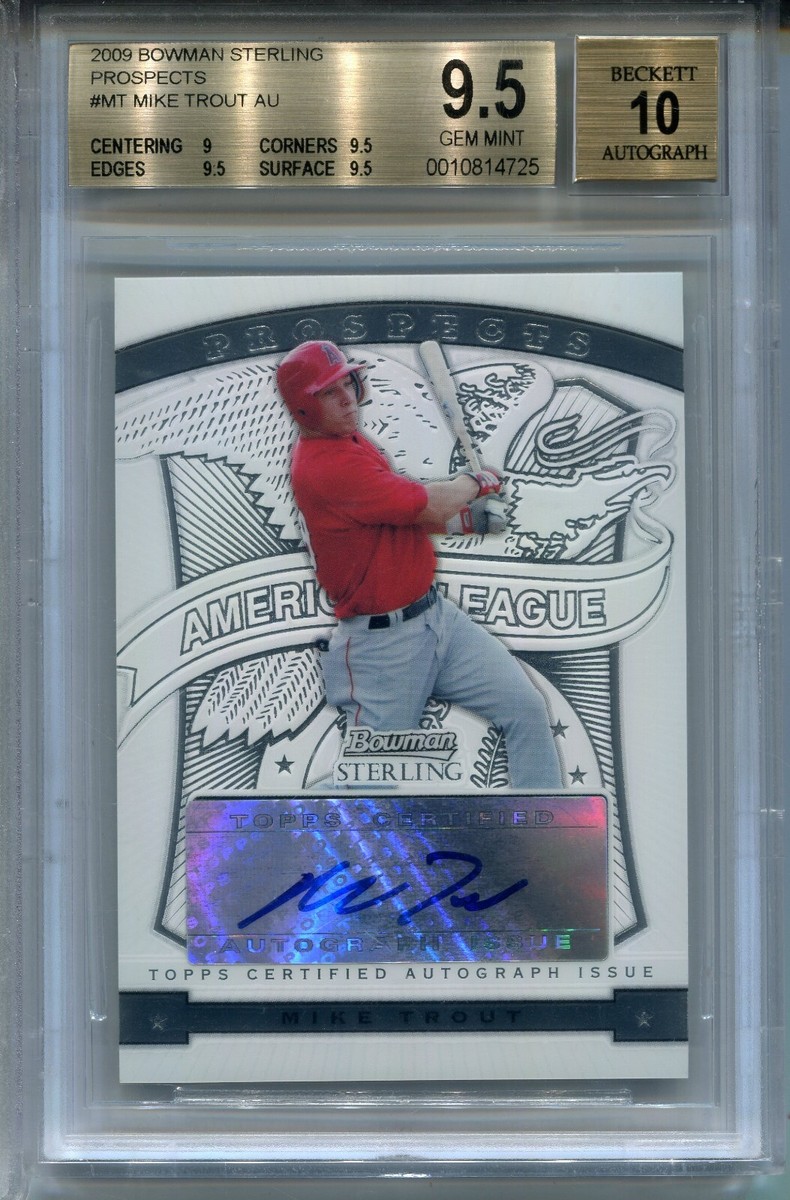 Mike trout マイク・トラウト 直筆サイン カード BGS9.5 Amazon.co.jp: Topps 直筆サインカード Auto topps luminaries