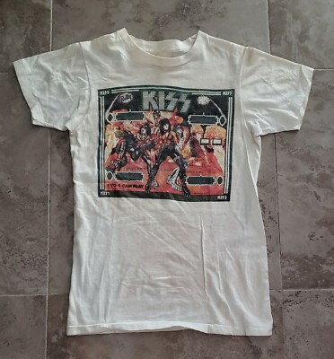 VINTAGE 70S KISS CONCERT BAND T SHIRT 