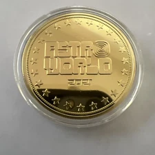 Travis Scott Astroworld Event 2021 Gold commemorative coin