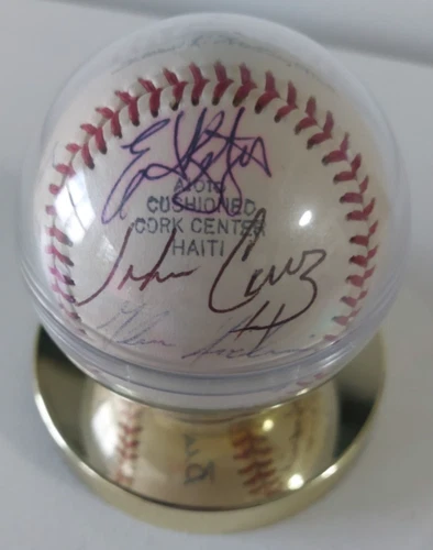 Madison Muskies Signed Team Baseball early 80s A's affiliate Jose Canseco ?