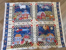 Susan Winget Fabric Traditions SCHOOL FARM HOME Cotton 1 Yard