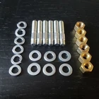 Classic Mini Manifold Studs, Washer & Nuts, Inlet Exhaust Zinc A Series Rover