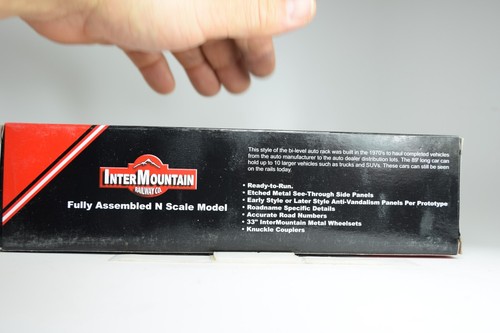 N Scale AUTORACK INTERMOUNTAIN RED CABOOSE UP BNSF WP C cars sold individually, - Picture 81 of 115
